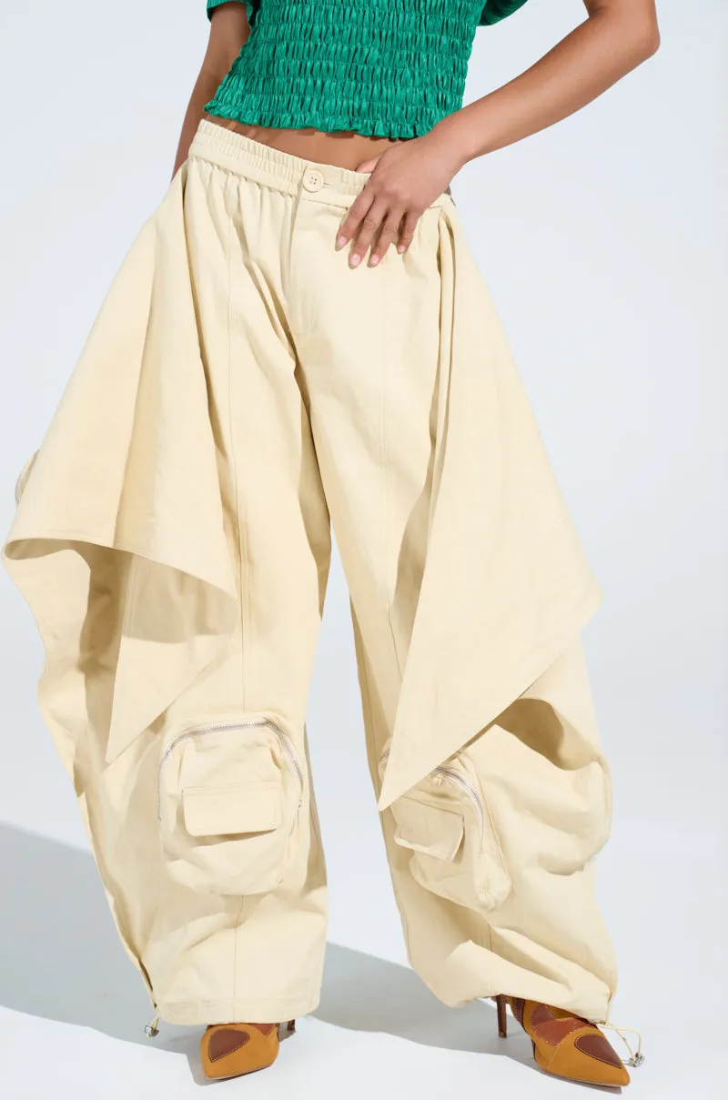 DO THE MOST TIE FRONT PANT sold by AKIRA product image thumbnail 3