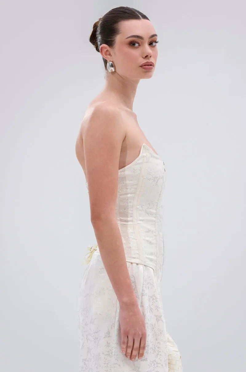 DAISY DOVE JACQUARD CORSET sold by AKIRA product image thumbnail 4