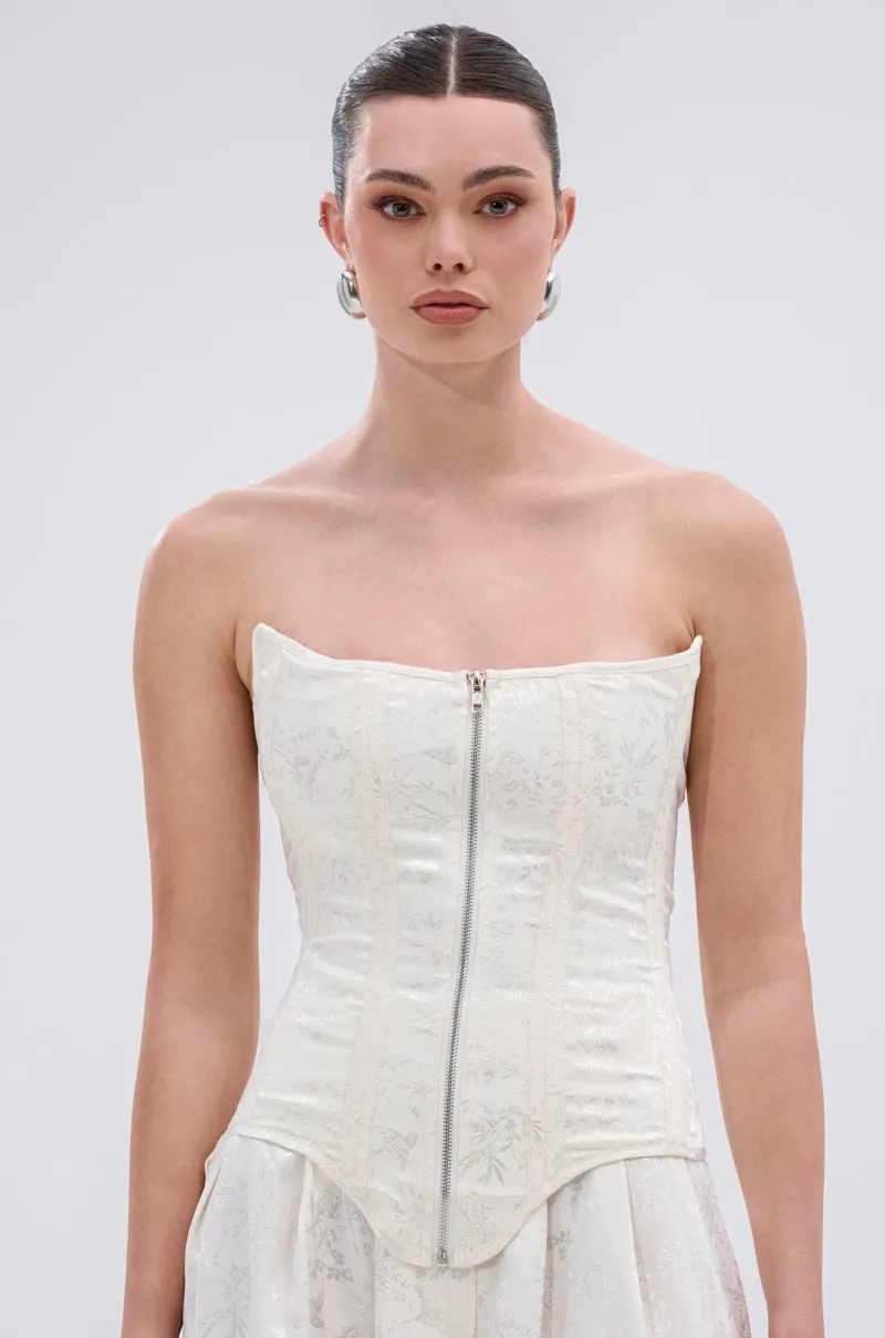 DAISY DOVE JACQUARD CORSET sold by AKIRA product image thumbnail 3