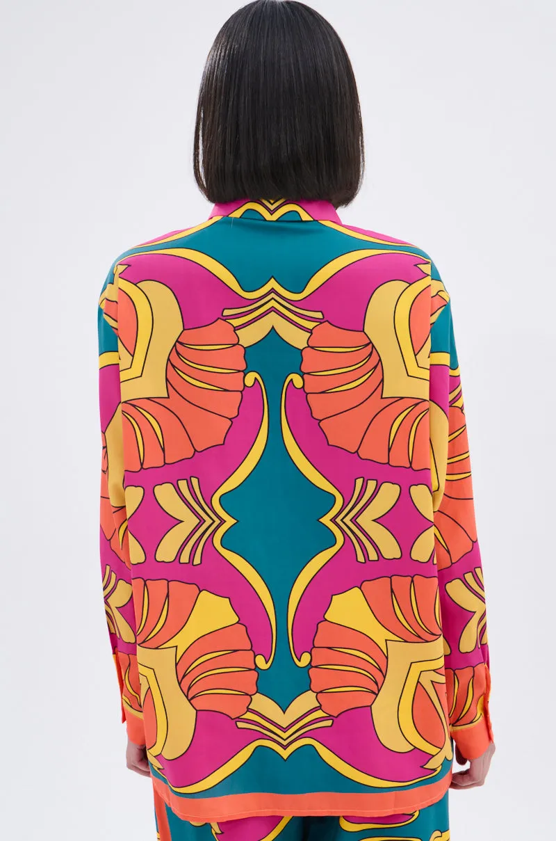 TROPICAL DREAMS BUTTON UP SHIRT sold by AKIRA product image thumbnail 5