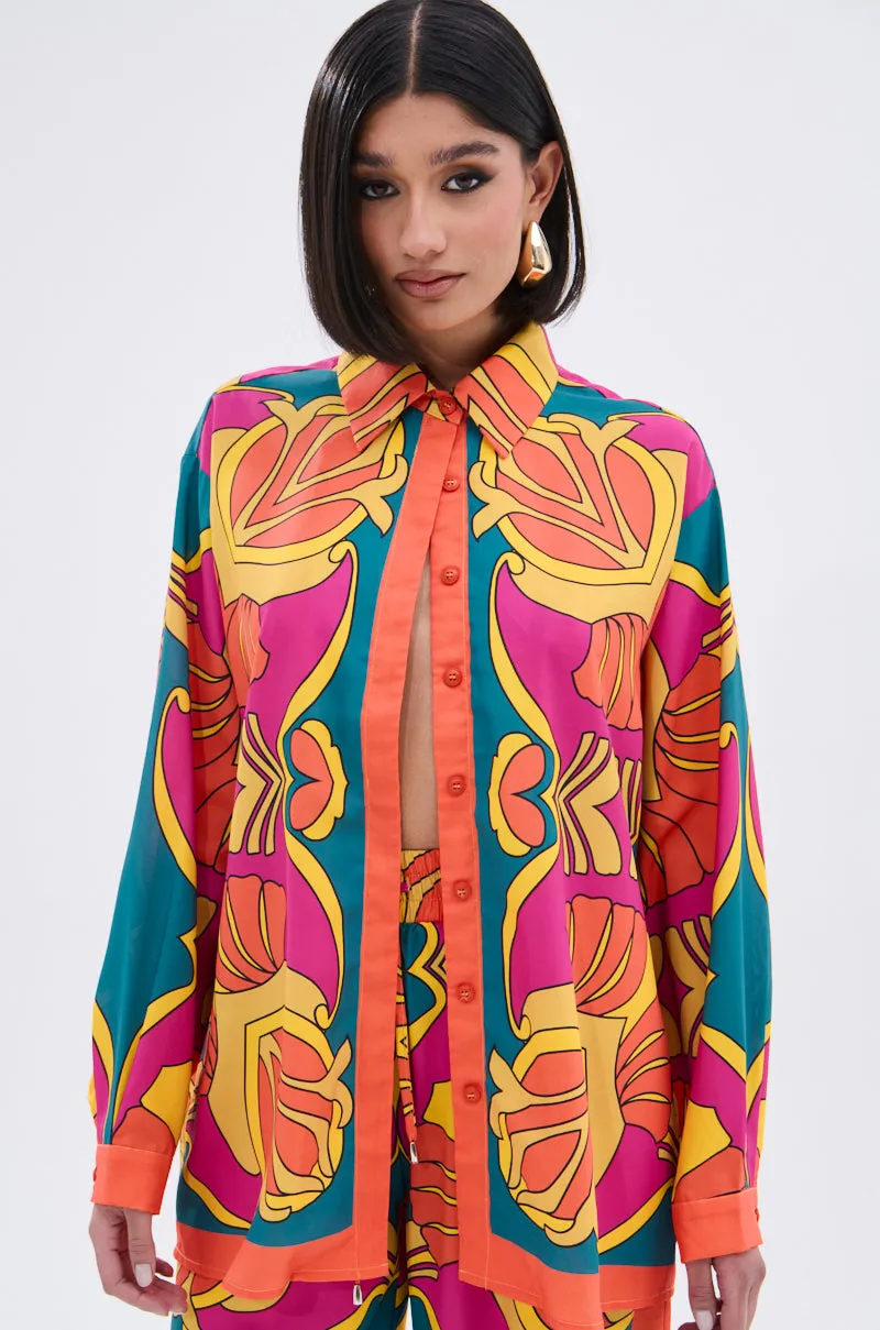 TROPICAL DREAMS BUTTON UP SHIRT sold by AKIRA product image thumbnail 2