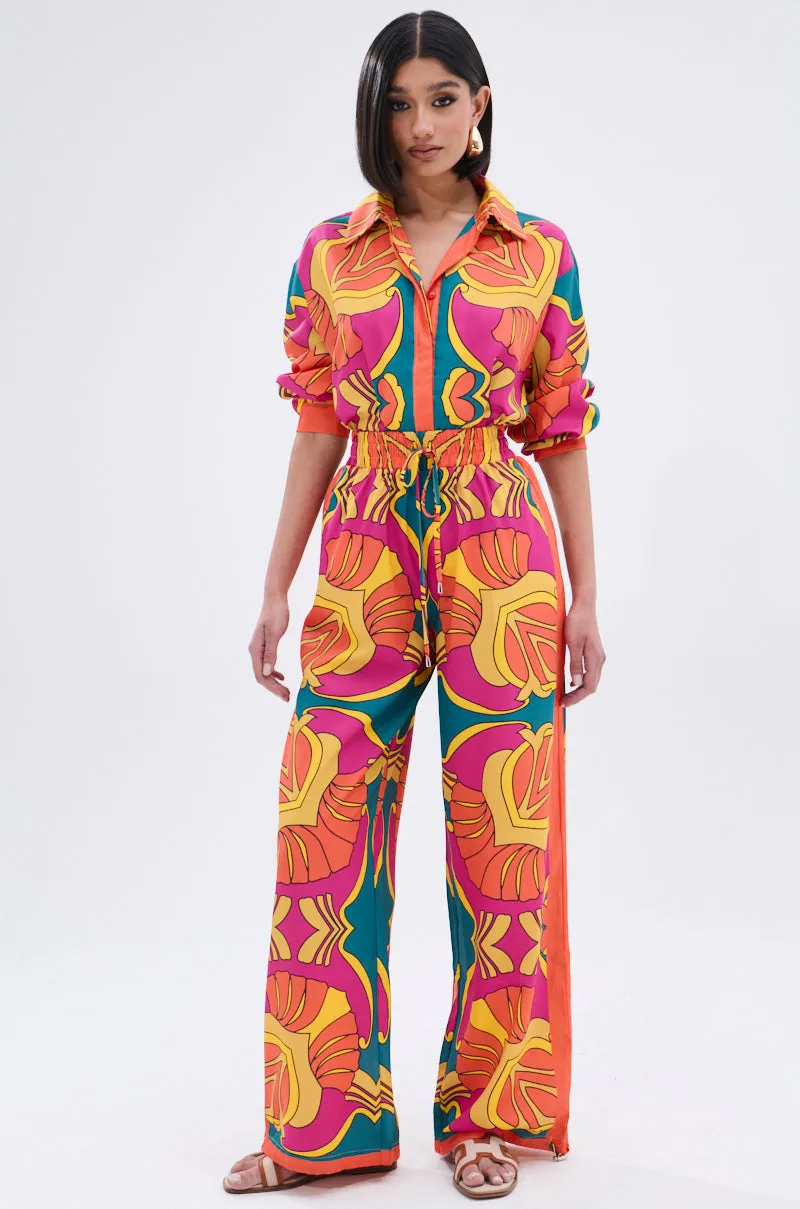 TROPICAL DREAMS WIDE LEG PANT sold by AKIRA