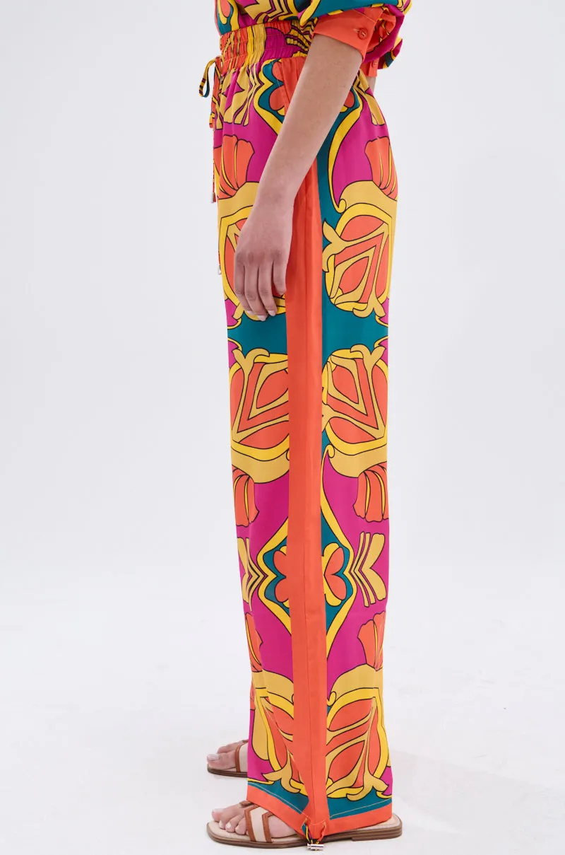 TROPICAL DREAMS WIDE LEG PANT sold by AKIRA product image thumbnail 4