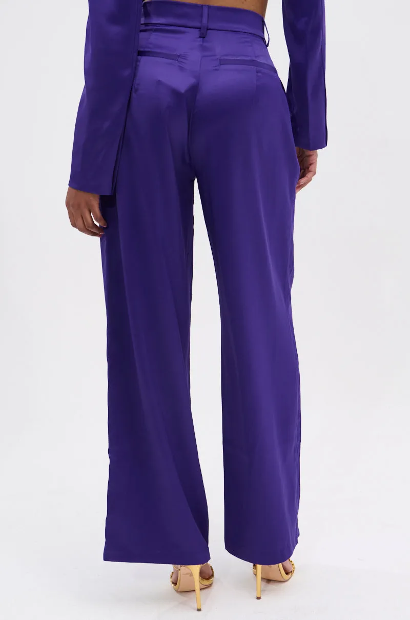 SAY YOU LOVE ME SATIN TROUSER sold by AKIRA product image thumbnail 4