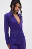 SAY YOU LOVE ME SATIN BLAZER sold by AKIRA