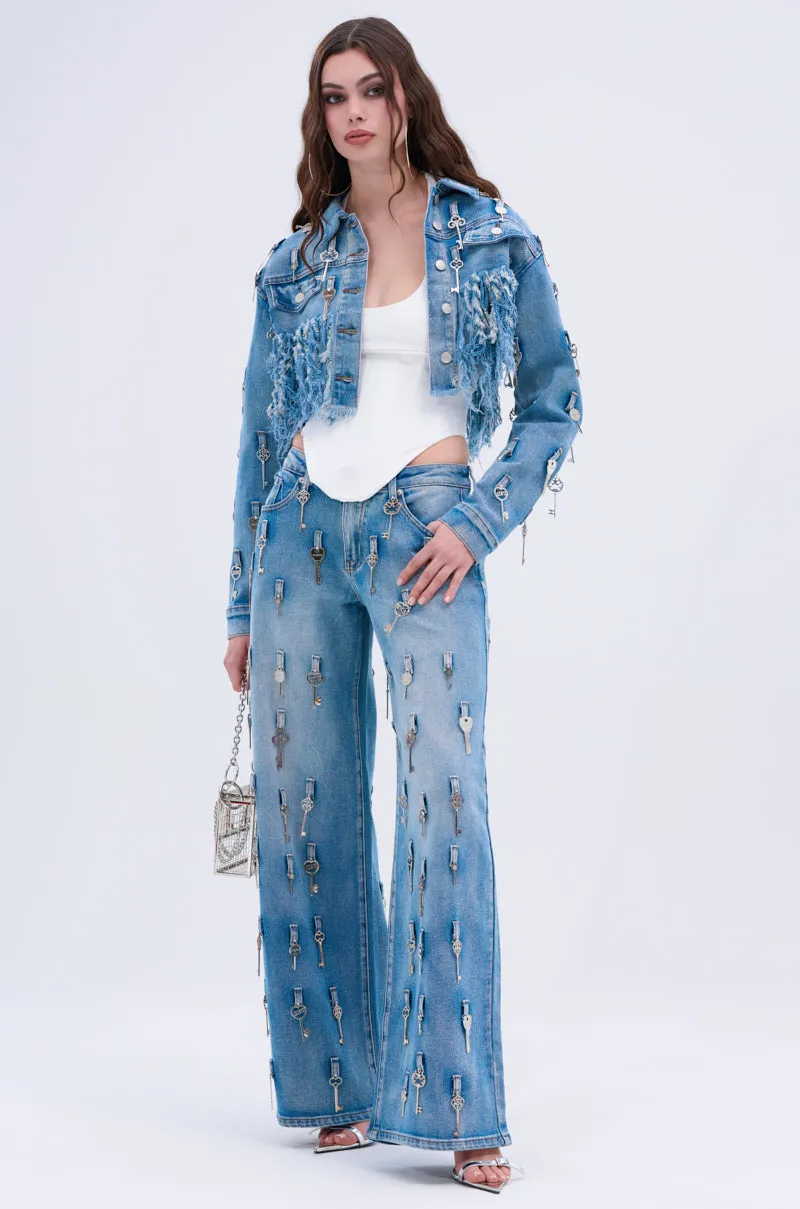 KEY TO THE CITY RELAXED FIT JEANS sold by AKIRA