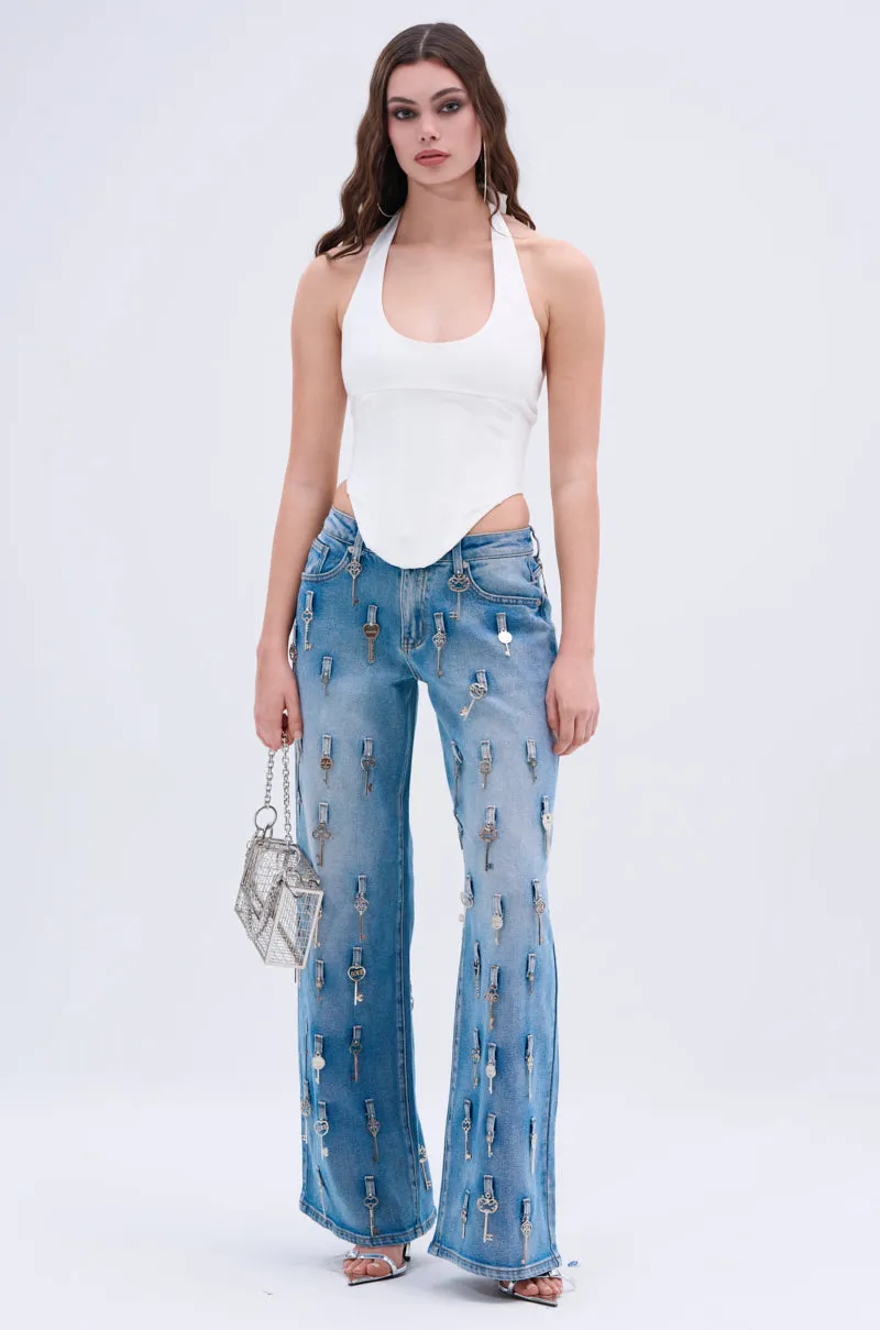 KEY TO THE CITY RELAXED FIT JEANS sold by AKIRA product image thumbnail 5