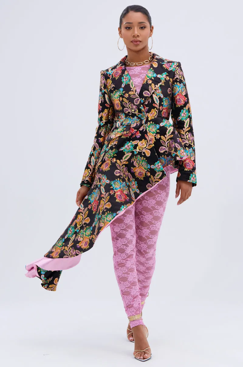 STEPPING OUT ASYMMETRICAL BLAZER sold by AKIRA product image thumbnail 2