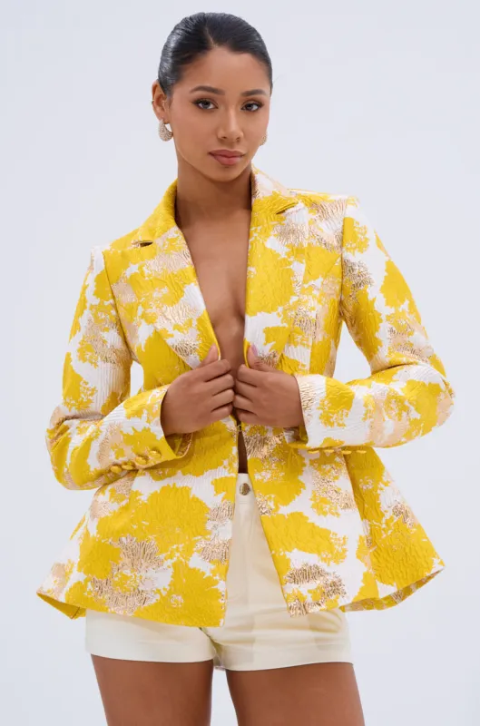 CANARY PEPLUM BLAZER sold by AKIRA