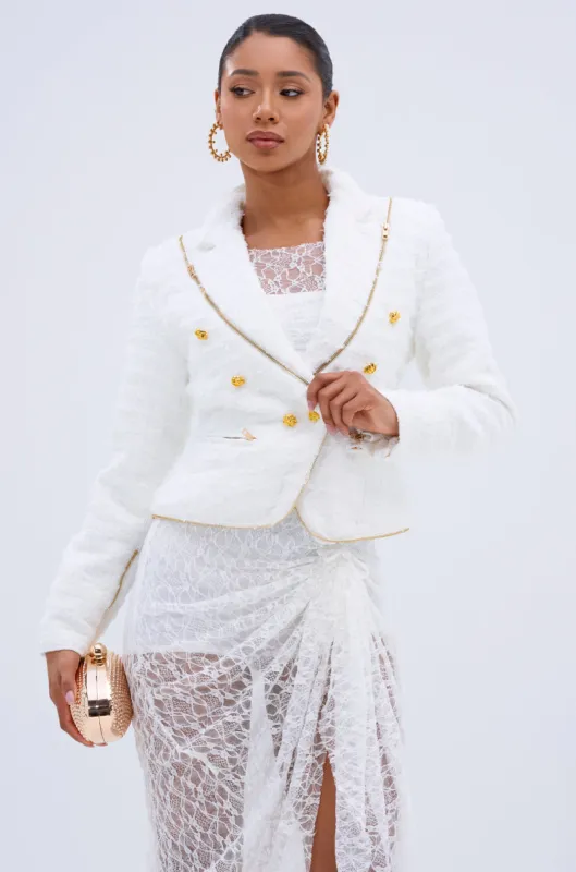 CARLOTTA TWEED BLAZER sold by AKIRA