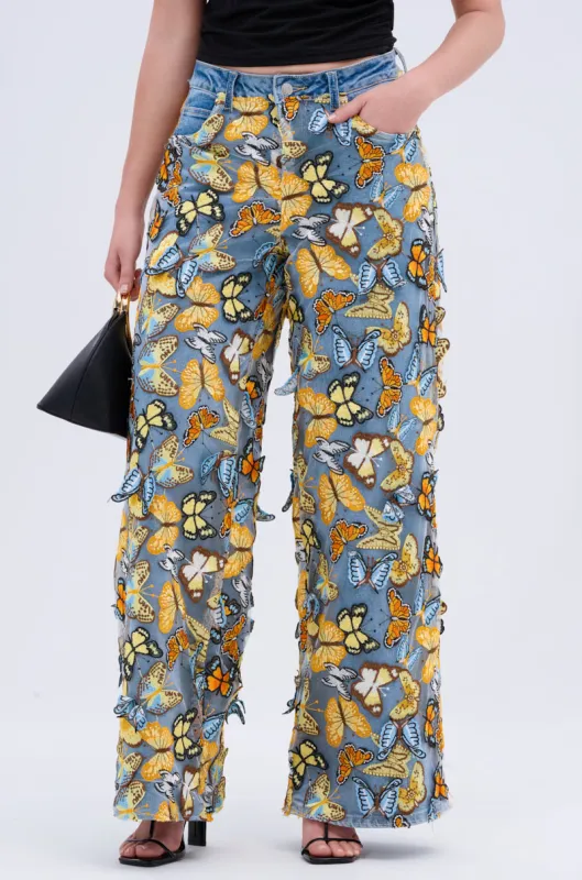 BUTTERFLY RELAXED DENIM sold by AKIRA