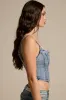 THE BEST ONE YET DENIM CORSET sold by AKIRA