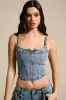 THE BEST ONE YET DENIM CORSET sold by AKIRA