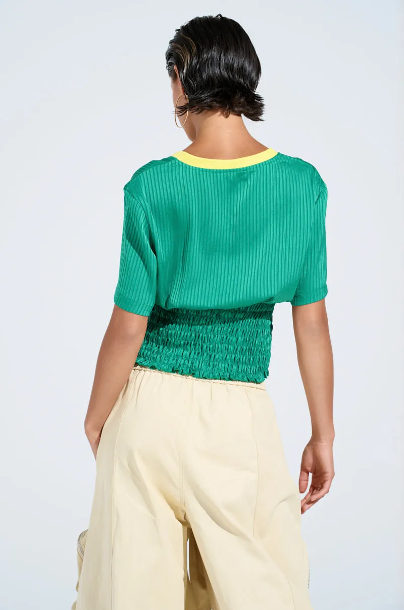 BRASIL RUCHED JERSEY sold by AKIRA product image thumbnail 4