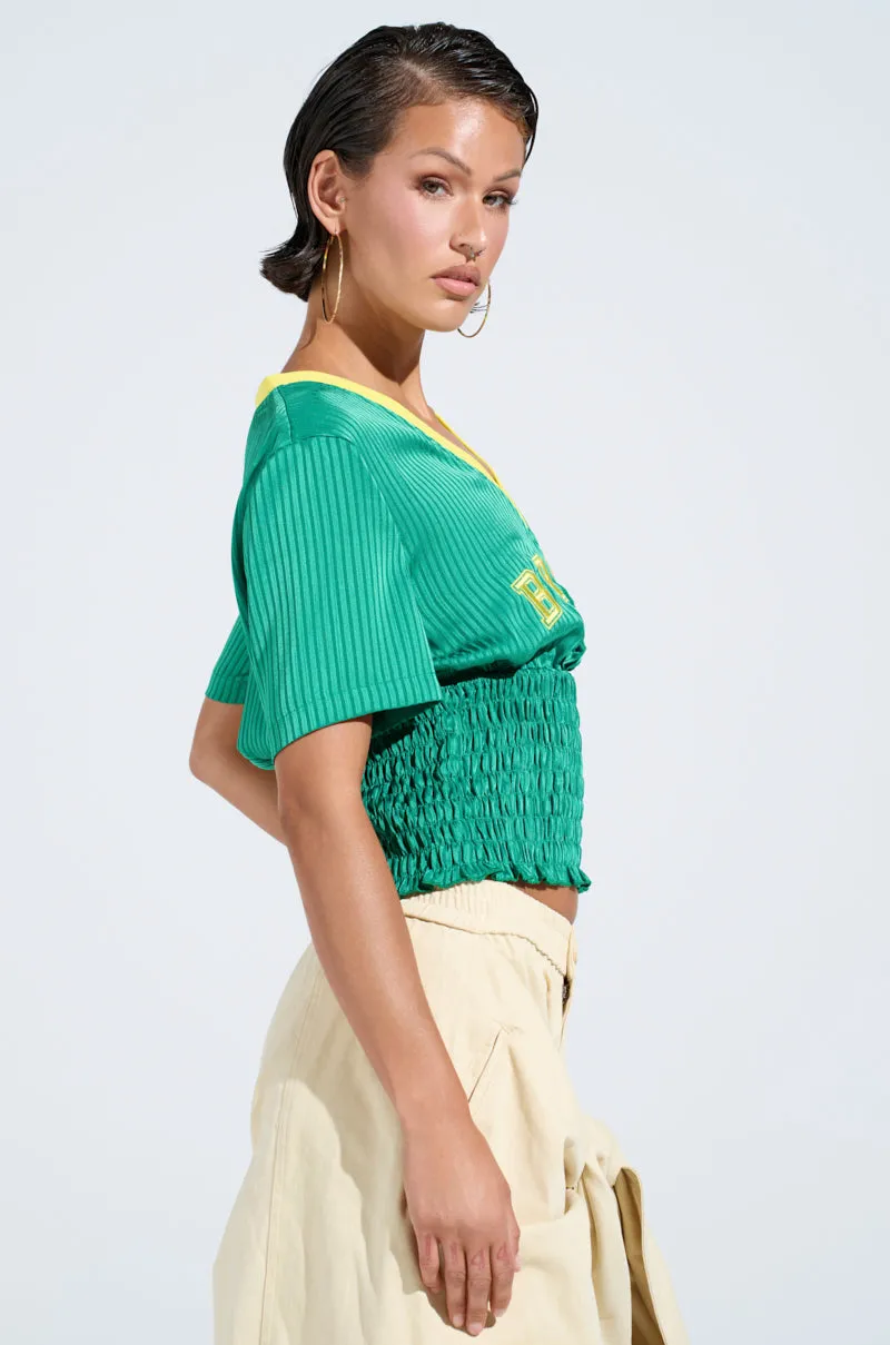 BRASIL RUCHED JERSEY sold by AKIRA product image thumbnail 3