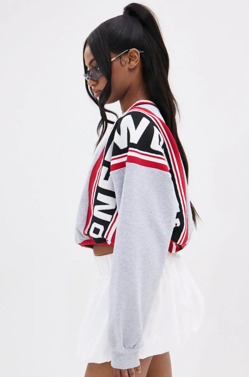 ONE TIME ONLY CROPPED SWEATSHIRT sold by AKIRA product image thumbnail 5