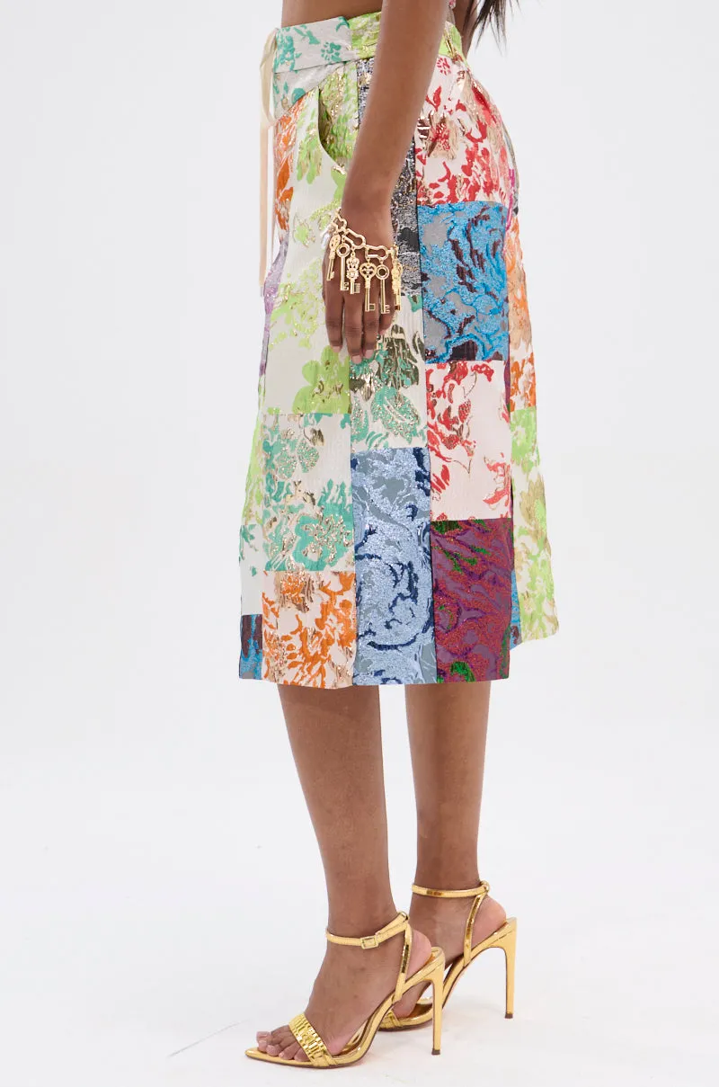 MIXED FEELINGS BROCADE BERMUDA SHORT sold by AKIRA product image thumbnail 5