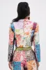 MIXED FEELINGS BROCADE BLAZER sold by AKIRA