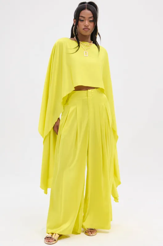 COCKTAIL HOUR WIDE LEG PANT sold by AKIRA