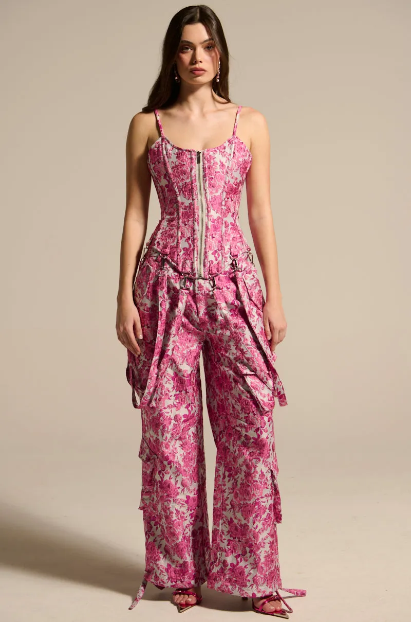 MILEY JACQUARD CARGO PANTS sold by AKIRA product image thumbnail 2