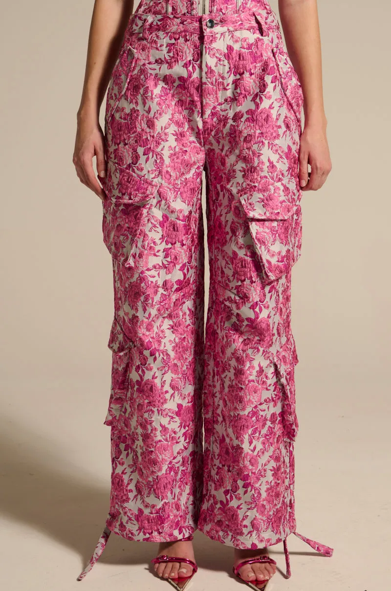MILEY JACQUARD CARGO PANTS sold by AKIRA product image thumbnail 3