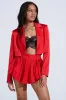 LILA CROPPED SATIN BLAZER sold by AKIRA