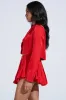 LILA CROPPED SATIN BLAZER sold by AKIRA