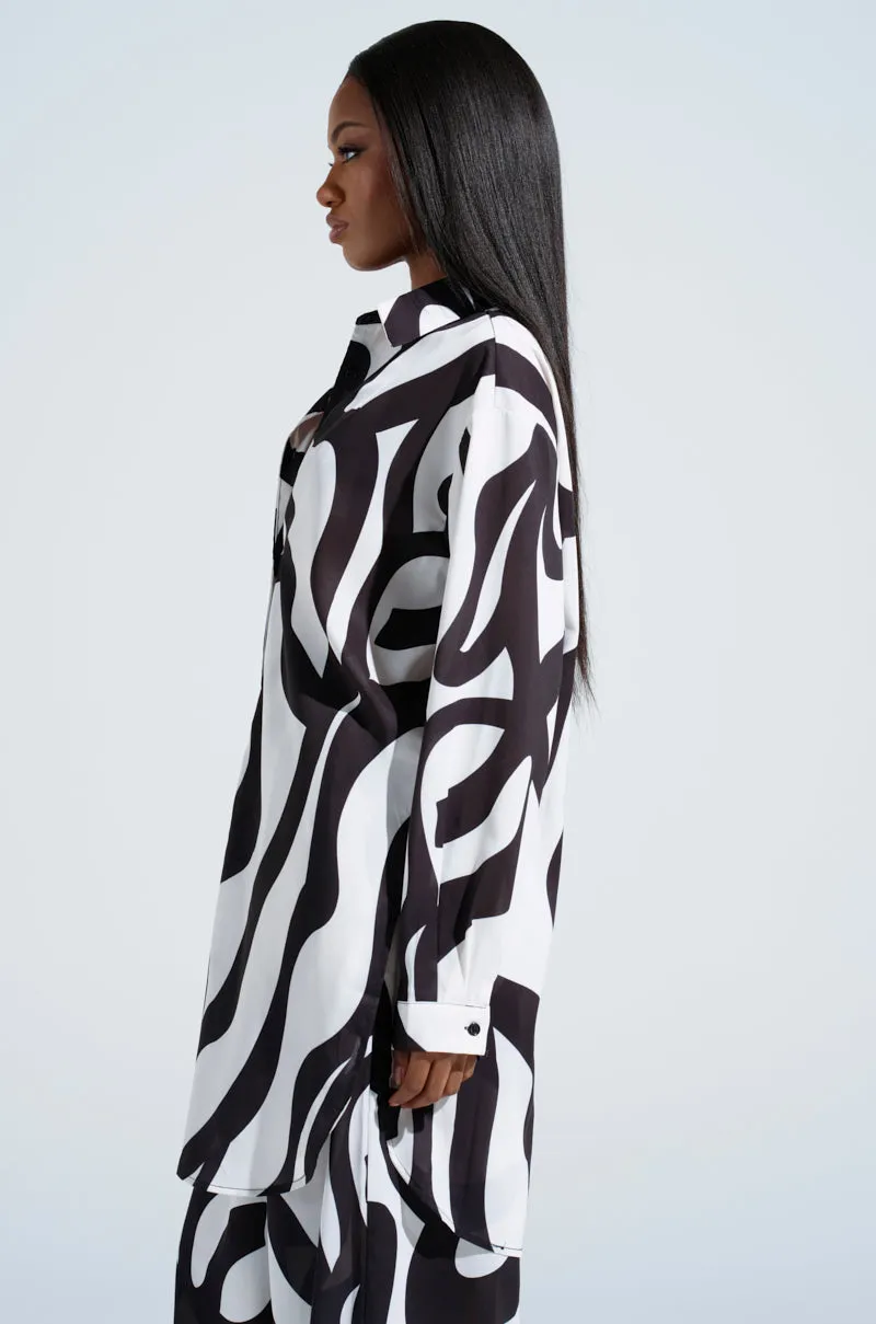 LET IT GO BUTTON DOWN TOP sold by AKIRA product image thumbnail 3