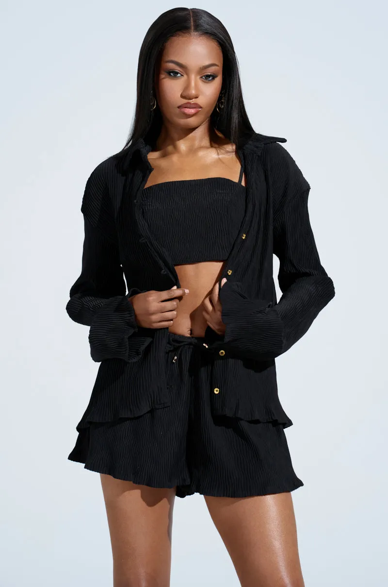 GET UP BUTTON DOWN TOP sold by AKIRA product image thumbnail 3