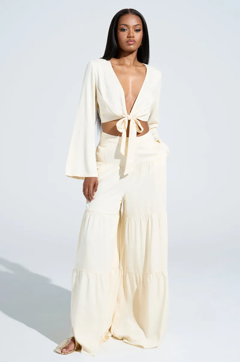 RELAX WITH ME PALAZZO PANT sold by AKIRA