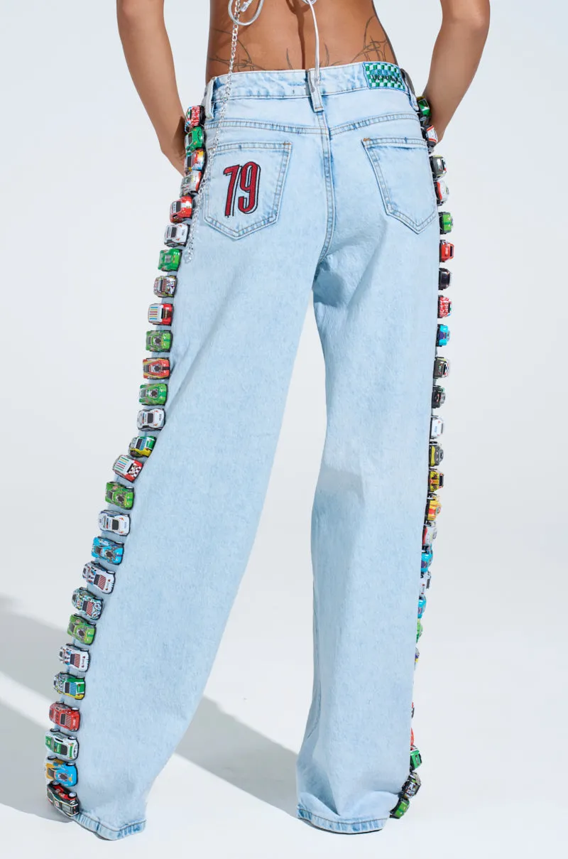 RACE CAR JEANS sold by AKIRA product image thumbnail 5