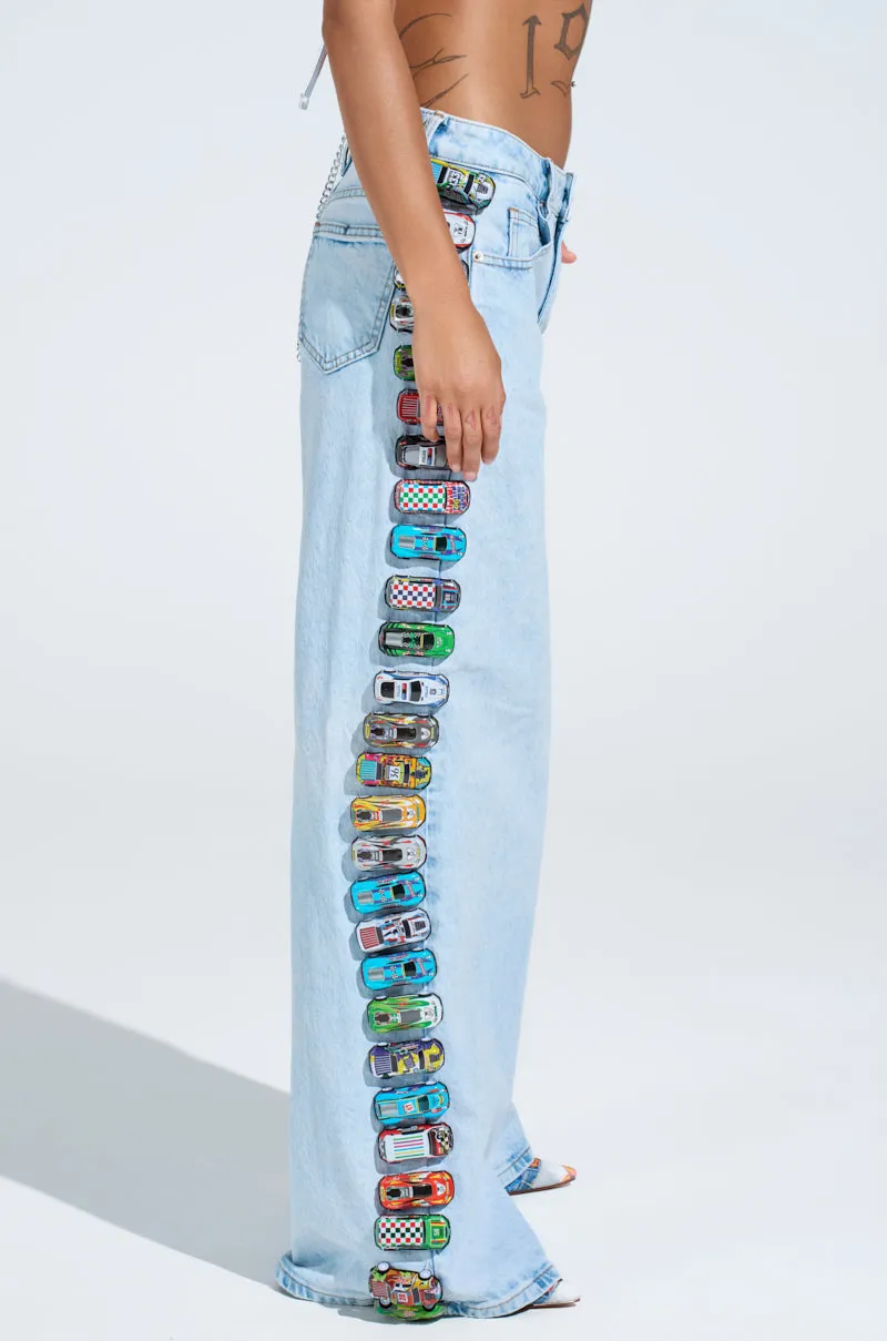 RACE CAR JEANS sold by AKIRA product image thumbnail 4