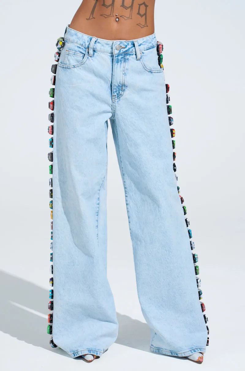 RACE CAR JEANS sold by AKIRA product image thumbnail 3