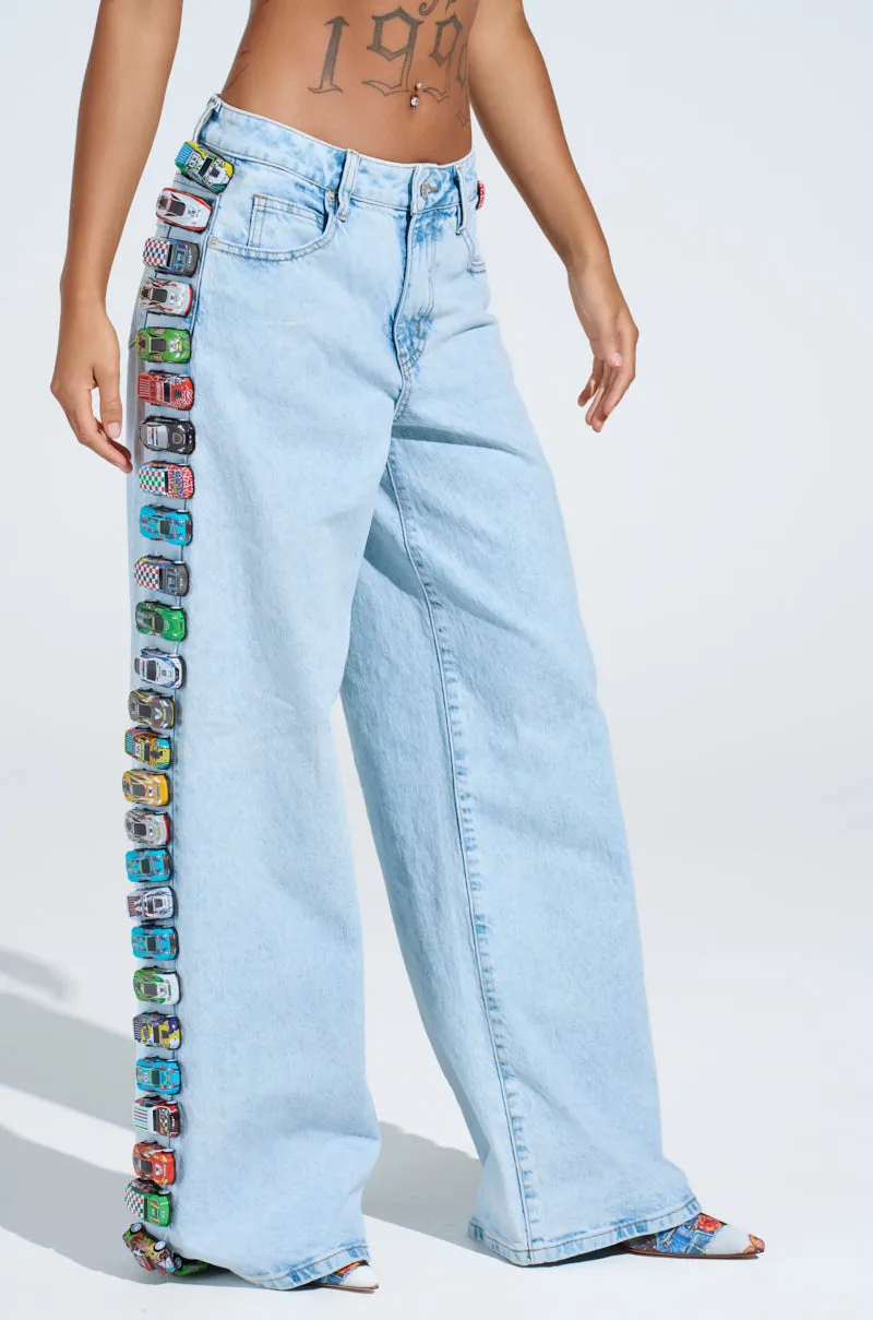 RACE CAR JEANS sold by AKIRA product image thumbnail 2