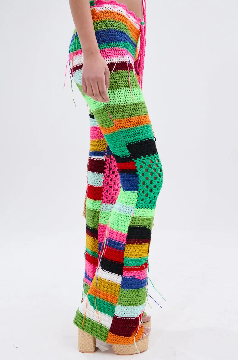 COLORED HEART CROCHET PANT sold by AKIRA product image thumbnail 5