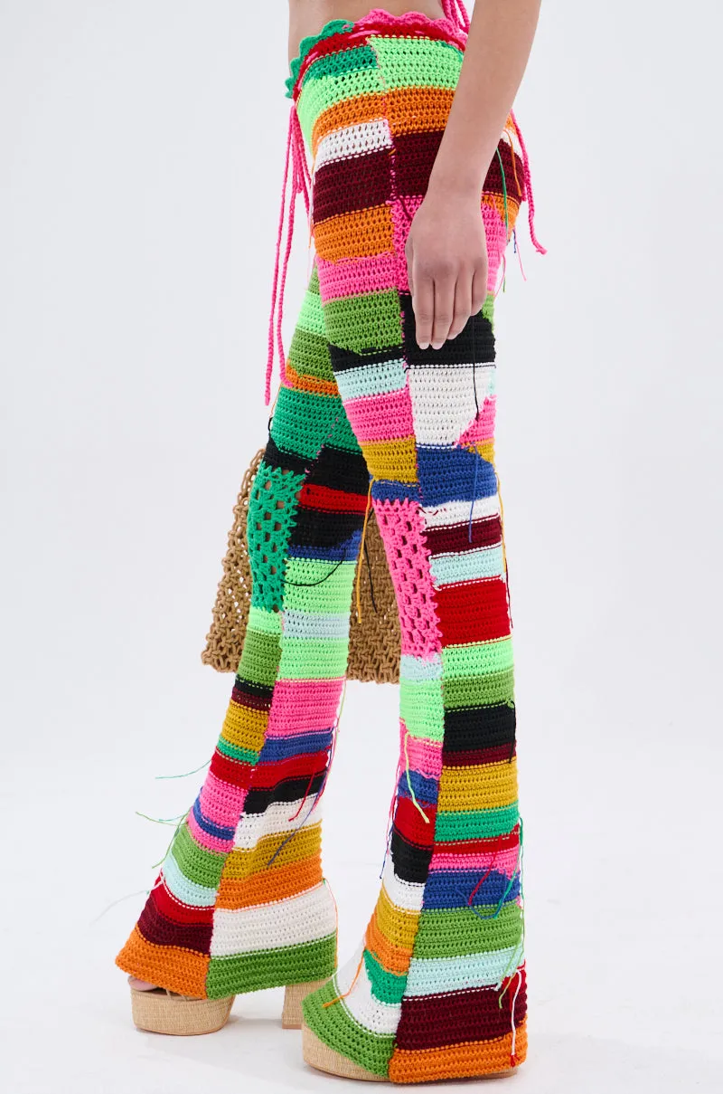 COLORED HEART CROCHET PANT sold by AKIRA product image thumbnail 4