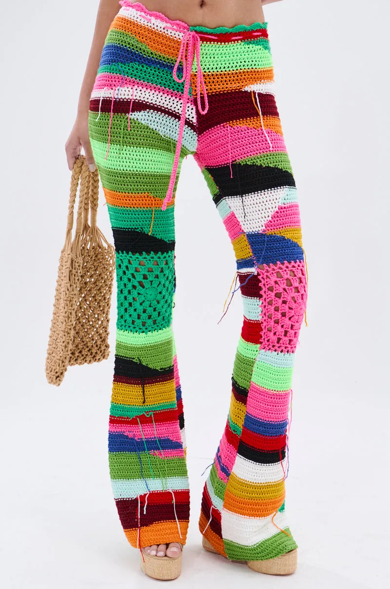 COLORED HEART CROCHET PANT sold by AKIRA product image thumbnail 2