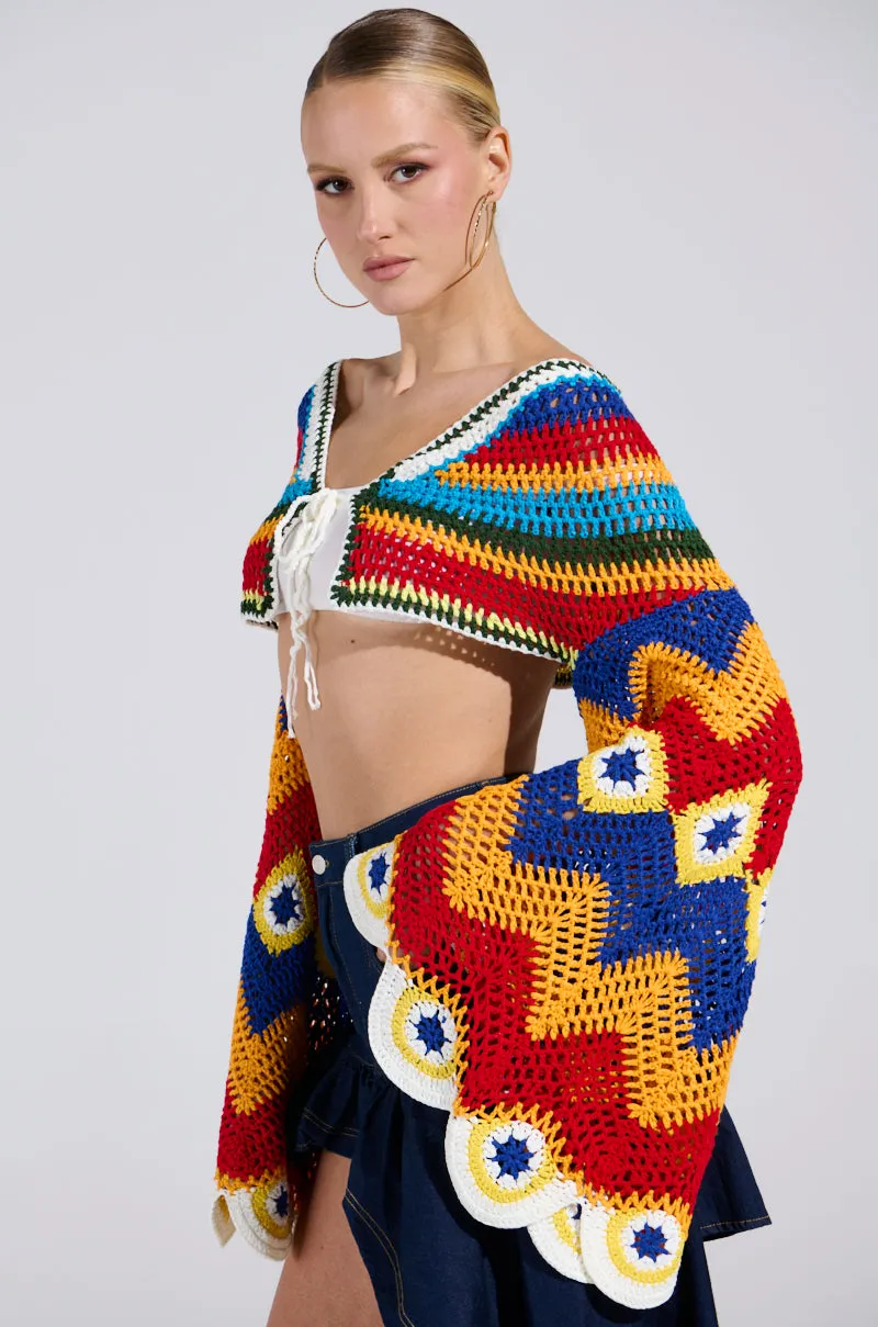 WARM DAYS CROCHET TOP sold by AKIRA product image thumbnail 5