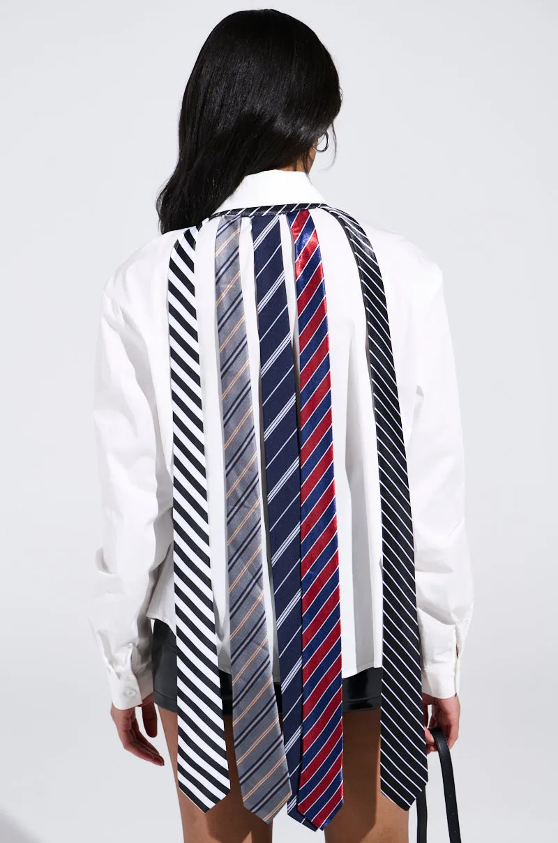 OH J SPECIAL TIE TOP sold by AKIRA product image thumbnail 4