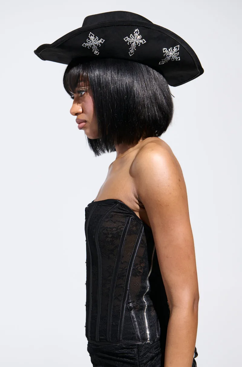 QUIET CHIC CORSET TOP sold by AKIRA product image thumbnail 5