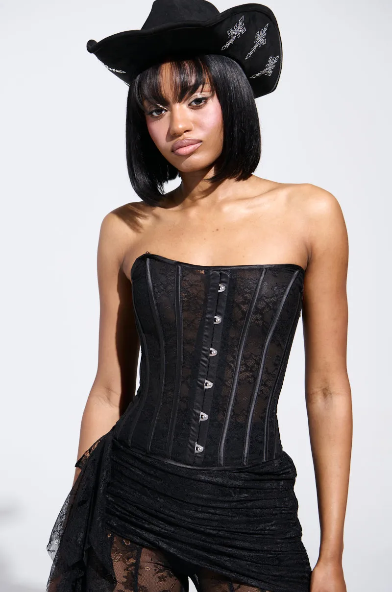 QUIET CHIC CORSET TOP sold by AKIRA product image thumbnail 3
