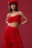 OH SO FRINGE TOP IN RED sold by AKIRA