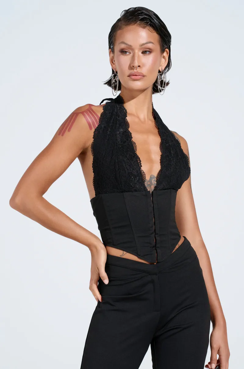 FEELING EXTRA CORSET TOP sold by AKIRA product image thumbnail 2