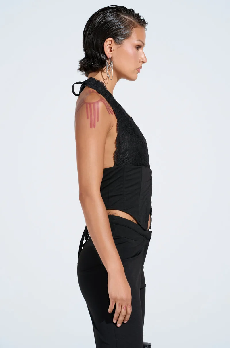 FEELING EXTRA CORSET TOP sold by AKIRA product image thumbnail 4