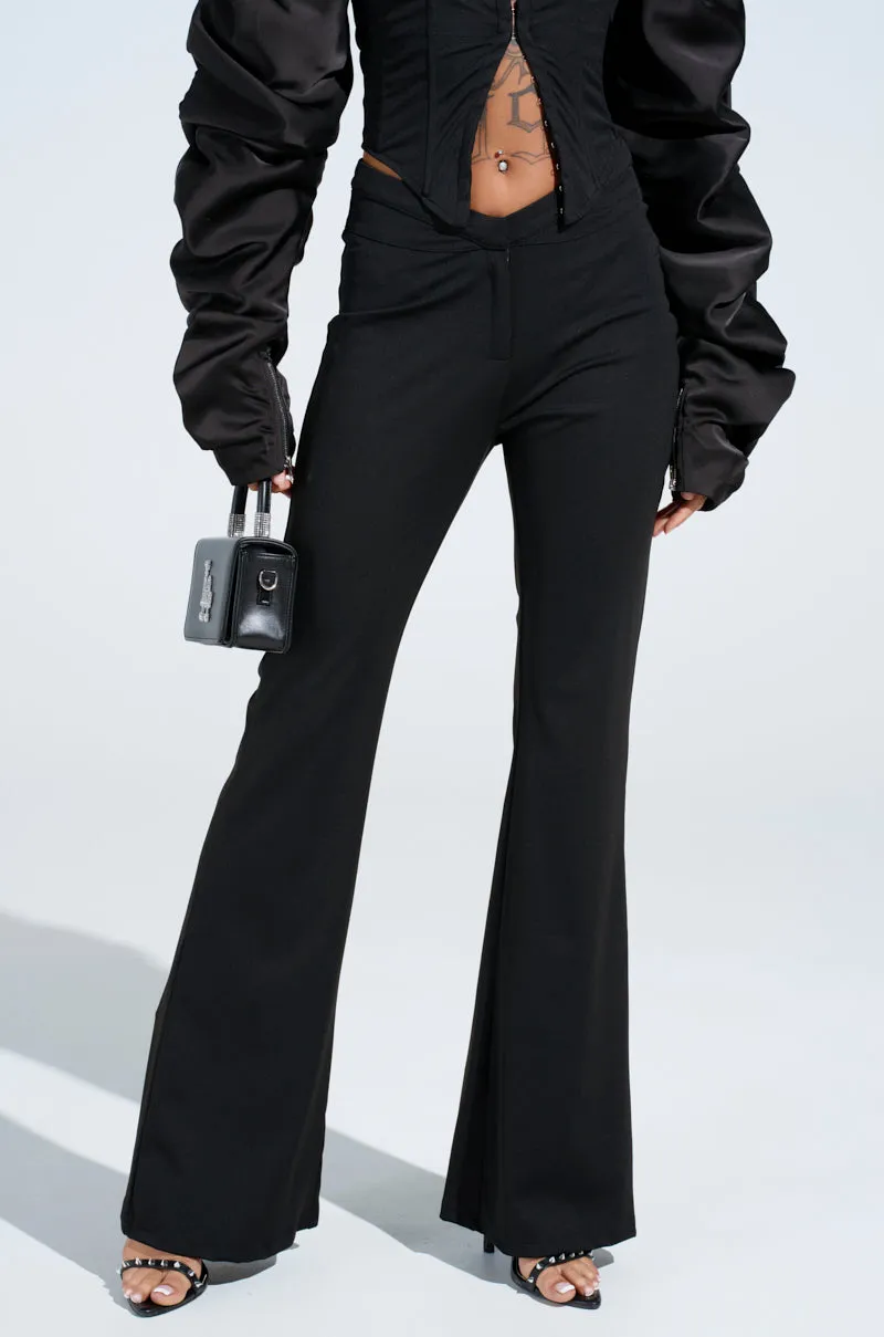 FEELING EXTRA FLARE PANT sold by AKIRA