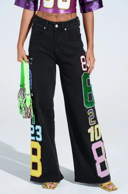 LUCKY NUMBER ONE DENIM PANT sold by AKIRA