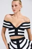 WAITING FOR YOU STRIPE BLOUSE sold by AKIRA
