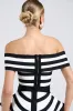 WAITING FOR YOU STRIPE BLOUSE sold by AKIRA