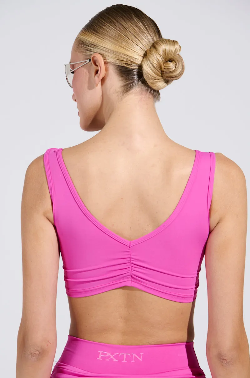 PAXTON SEXY RUCHED TANK TOP sold by AKIRA product image thumbnail 4