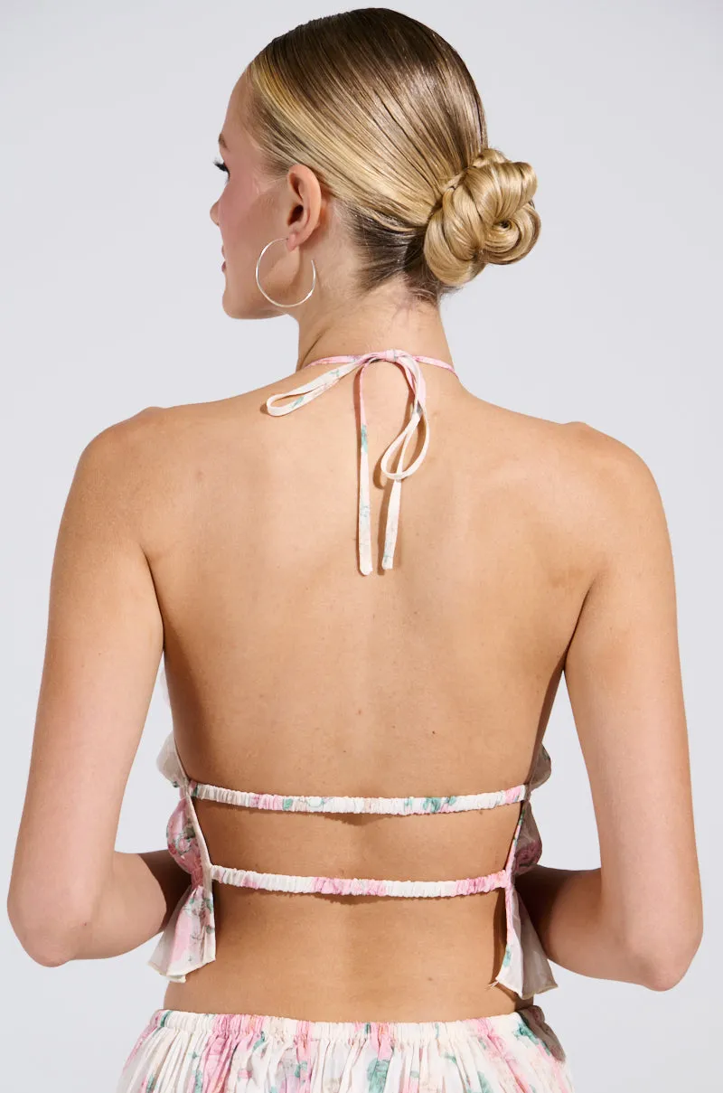 RUBY FLORAL BLOUSE sold by AKIRA product image thumbnail 5